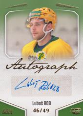 Rob Luboš 22-23 GOAL Cards Chance liga Autograph #A-9
