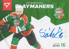 Šátek Michal 20-21 Slovenská hokejová liga Autographed Playmakers #AP-13