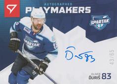 Ďuriš Oliver 20-21 Slovenská hokejová liga Autographed Playmakers #AP-14