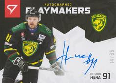 Huna Richard 20-21 Slovenská hokejová liga Autographed Playmakers #AP-25
