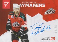 Nádašdi Tomáš 20-21 Slovenská hokejová liga Autographed Playmakers #AP-30