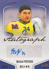 Postava Michal 22-23 GOAL Cards Chance liga Autograph #A-37
