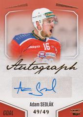 Sedlák Adam 22-23 GOAL Cards Chance liga Autograph #A-69