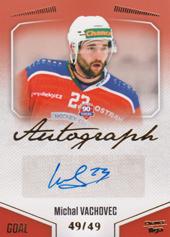 Vachovec Michal 22-23 GOAL Cards Chance liga Autograph #A-72