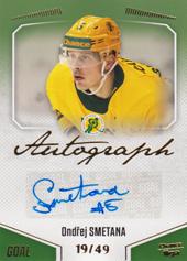 Smetana Ondřej 22-23 GOAL Cards Chance liga Autograph #A-92