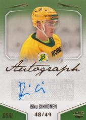Sihvonen Riku 22-23 GOAL Cards Chance liga Autograph #A-95