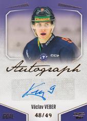 Veber Václav 22-23 GOAL Cards Chance liga Autograph #A-109