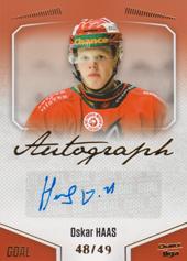 Haas Oskar 22-23 GOAL Cards Chance liga Autograph #A-142