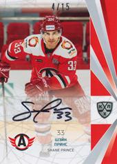 Prince Shane 21-22 KHL Sereal Autograph Collection #AVT-A09