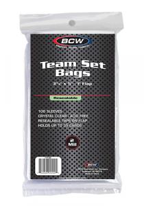 Balení 100 sáčků BCW Team Set Bags