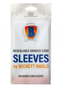 Balení 100 sáčků Beckett Shield Graded Card Sleeves