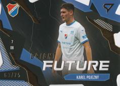 Pojezný Karel 23-24 Fortuna Liga Bright Future Die Cut Limited #BF-7