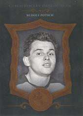 Potsch Rudolf 2020 OFS Czech Hockey Hall of Fame Black Cut #86