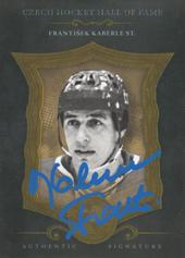 Kaberle František 2020 OFS Czech Hockey Hall of Fame Black Authentic Signature Blue #FKB