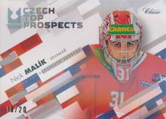 Malík Nick 20-21 OFS Classic Czech Top Prospects Neon Rainbow #CTP-1