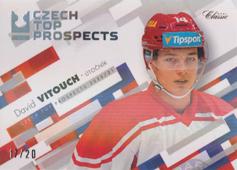 Vitouch David 20-21 OFS Classic Czech Top Prospects Neon Rainbow #CTP-14
