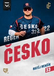Menšík Matěj 2023 LC Czech Baseball Extraleague Česko 2022 #R-13