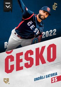 Satoria Ondřej 2023 LC Czech Baseball Extraleague Česko 2022 #R-22