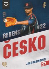 Rabinowitz Jake 2023 LC Czech Baseball Extraleague Česko 2022 Leather #R-21