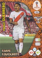 Guerrero Paolo 2018 Panini Adrenalyn XL World Cup Fans Favourite #388