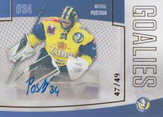 Postava Michal 22-23 GOAL Cards Chance liga Goalies Autograph #G-28