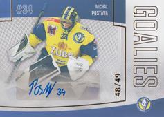 Postava Michal 22-23 GOAL Cards Chance liga Goalies Autograph #G-28