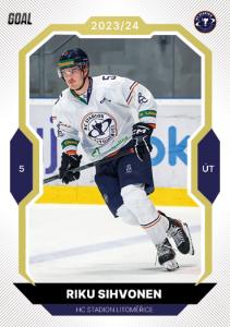 Sihvonen Riku 23-24 GOAL Cards Chance liga Gold #78