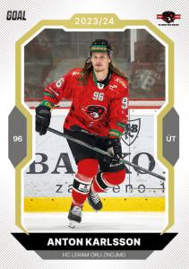 Karlsson Anton 23-24 GOAL Cards Chance liga Gold #196