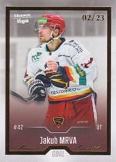 Mrva Jakub 22-23 GOAL Cards Chance liga Gold #433