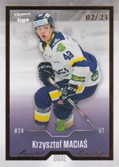 Maciaś Krzysztof 22-23 GOAL Cards Chance liga Gold #489