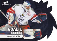 Bartošák Patrik 2020 MK Reprezentace Goalie School Die Cut Retail Blue #5