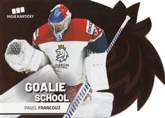 Francouz Pavel 2020 MK Reprezentace Goalie School Die Cut Retail Red #2