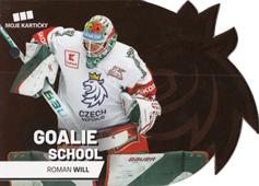 Will Roman 2020 MK Reprezentace Goalie School Die Cut Retail Red #4