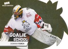 Furch Dominik 2020 MK Reprezentace Goalie School Die Cut Retail Gold #9