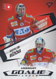Hašek Růžička 23-24 Tipsport Extraliga Legendary Goalie Tandem #GT-16