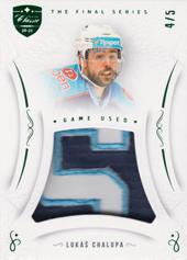Chalupa Lukáš 2021 OFS The Final Series Game Used Jersey Emerald #JER-LH