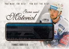 Bartejs Tomáš 2018 OFS You Want the Best Game Used Material #M-BT