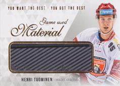 Tuominen Henri 2018 OFS You Want the Best Game Used Material #M-TH