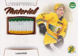 Rob Luboš 23-24 GOAL Cards Chance liga Game Used Material #GUM-05