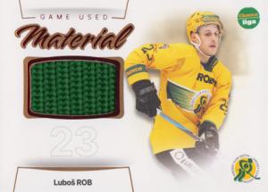 Rob Luboš 23-24 GOAL Cards Chance liga Game Used Material #GUM-05