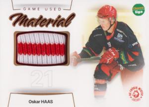 Haas Oskar 23-24 GOAL Cards Chance liga Game Used Material #GUM-19