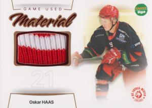 Haas Oskar 23-24 GOAL Cards Chance liga Game Used Material #GUM-19