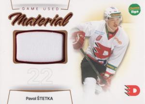 Štetka Pavol 23-24 GOAL Cards Chance liga Game Used Material #GUM-25