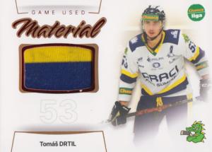 Drtil Tomáš 23-24 GOAL Cards Chance liga Game Used Material #GUM-26