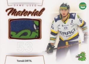 Drtil Tomáš 23-24 GOAL Cards Chance liga Game Used Material #GUM-26
