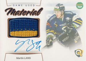 Lang Martin 23-24 GOAL Cards Chance liga Game Used Material Auto #GUM-02