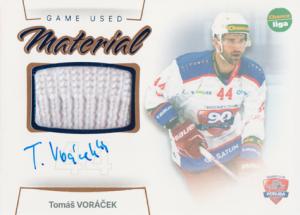 Voráček Tomáš 23-24 GOAL Cards Chance liga Game Used Material Auto #GUM-10