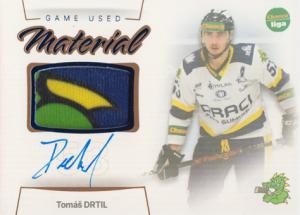 Drtil Tomáš 23-24 GOAL Cards Chance liga Game Used Material Auto #GUM-26