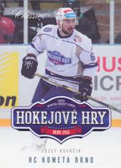 Kováčik Jozef 15-16 OFS Classic Hokejové hry Brno Team Edition #HH-23