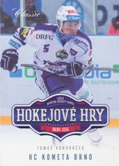 Vondráček Tomáš 15-16 OFS Classic Hokejové hry Brno Team Edition #HH-50
